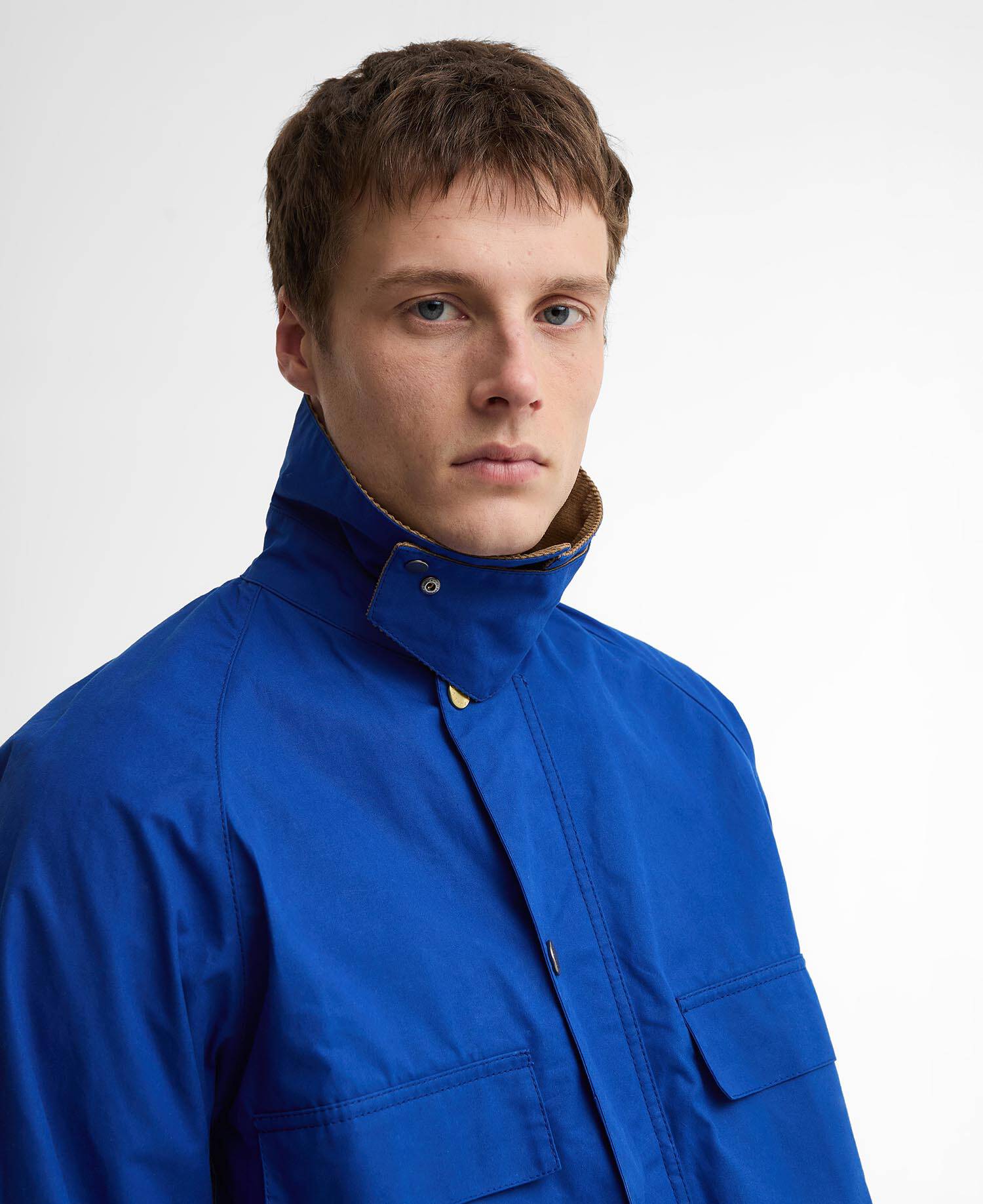 Paul Smith Loves Barbour Sugarlump Bedale Casual Jacket Royal image number 4