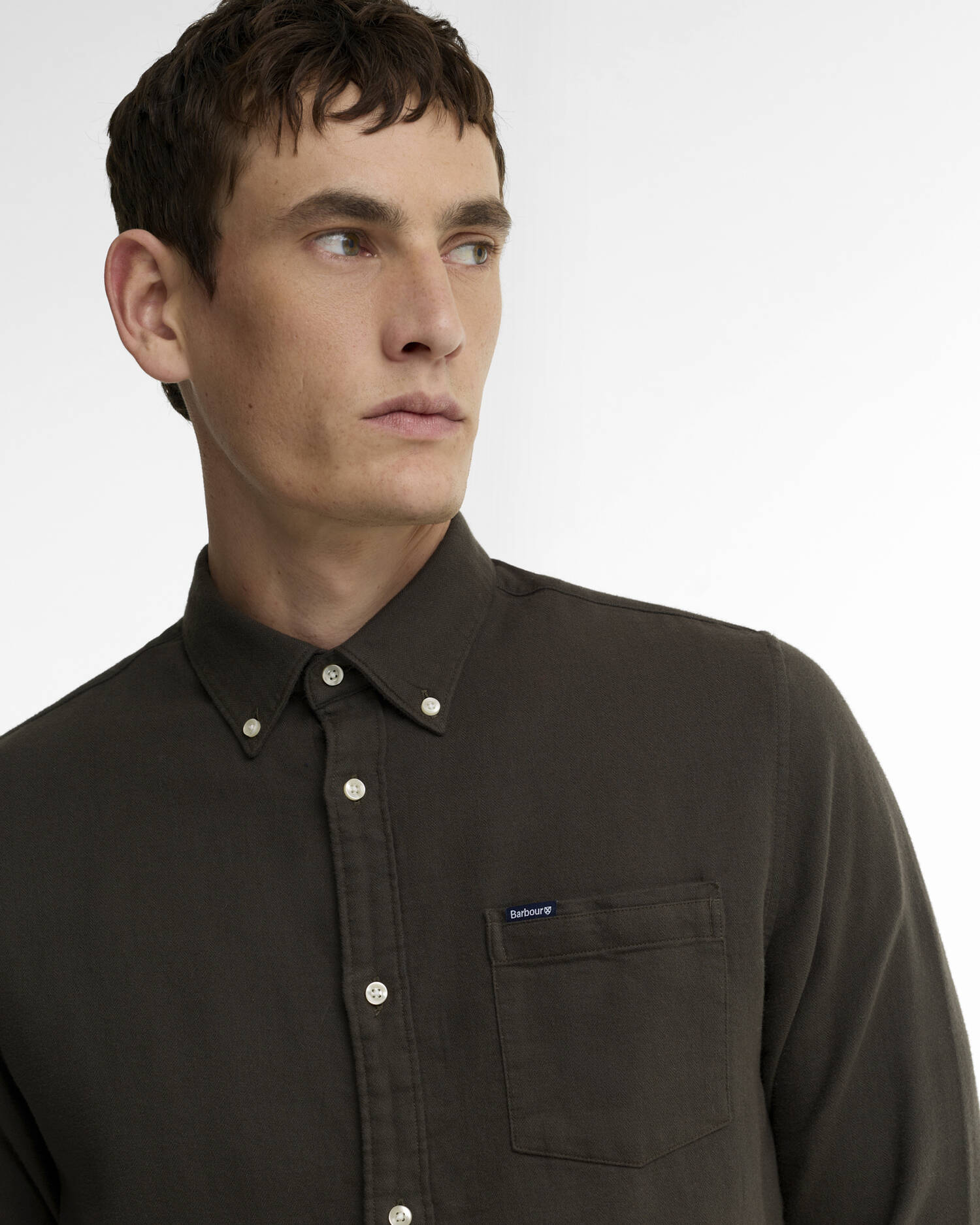 Buckley Tailored Long-Sleeved Shirt Sage image number 3
