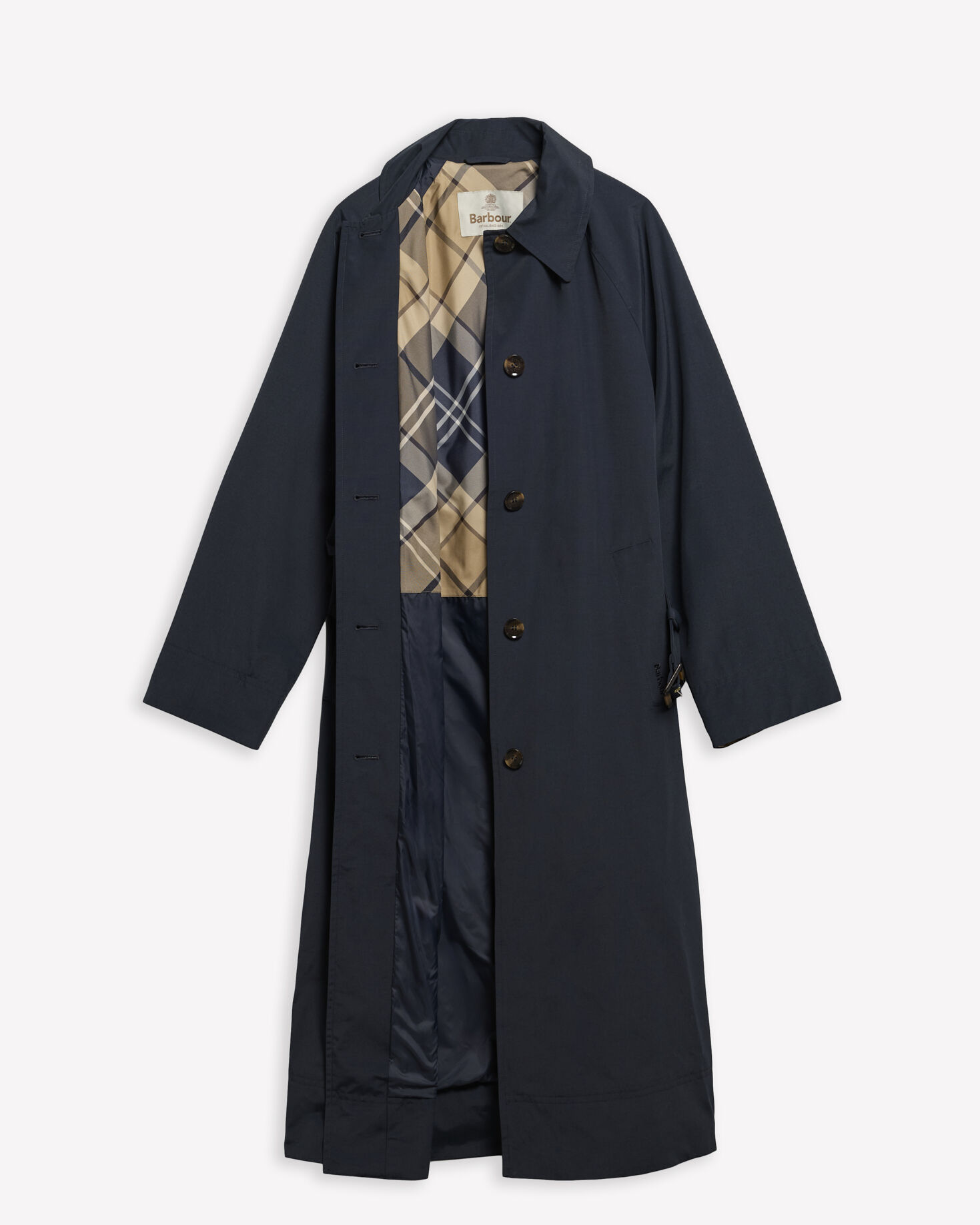 Antonella Showerproof Trench Coat Dk Navy/Birchwood Dress