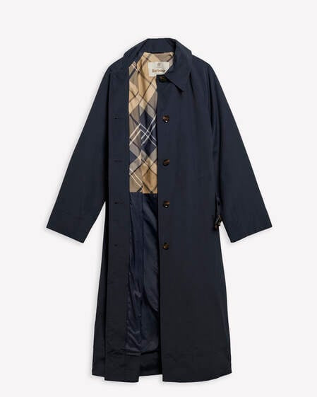 Barbour Trenchcoat Antonella Showerproof Dk Navy/Birchwood Dress