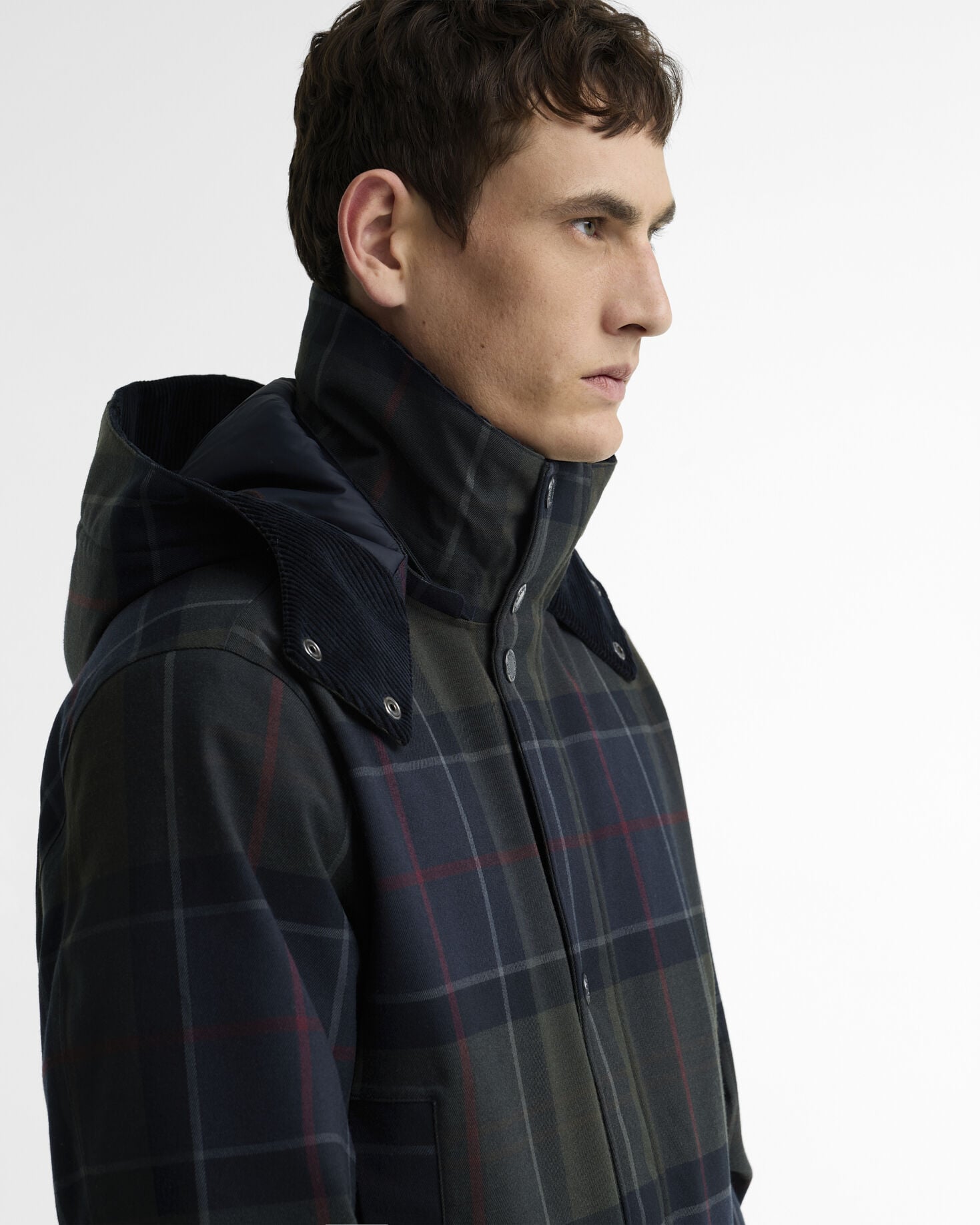 Lonnen Tartan Waterproof Jacket Shadow Classic Tartan