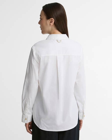 Pauline Relaxed Long-Sleeved Shirt White