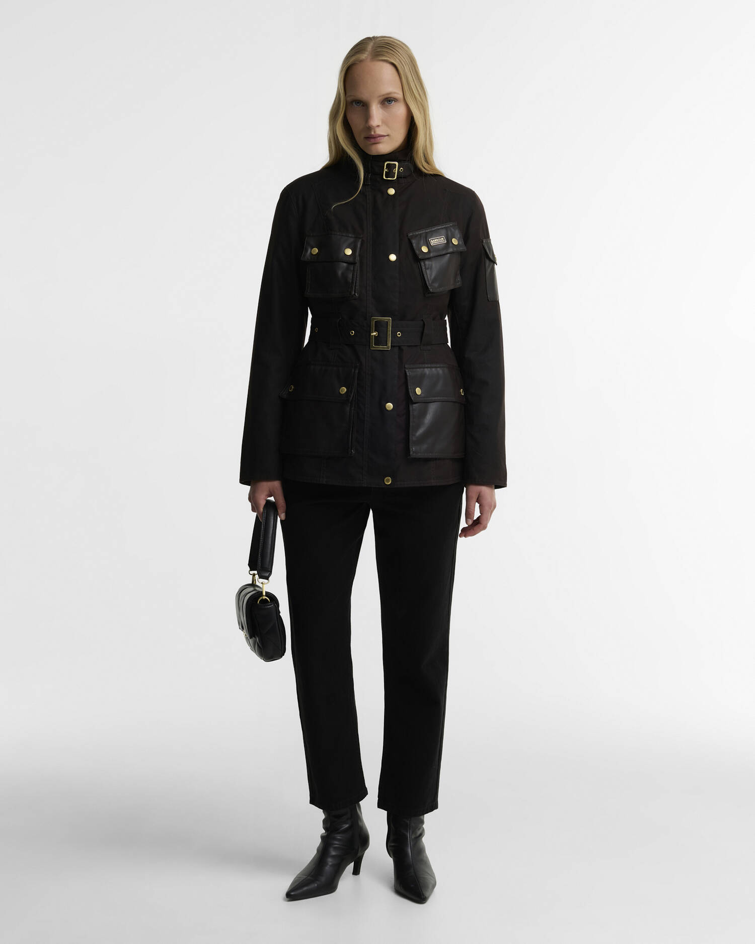 International Heritage Waxed Jacket Rustic/Truffle Northumberland Check image number 1