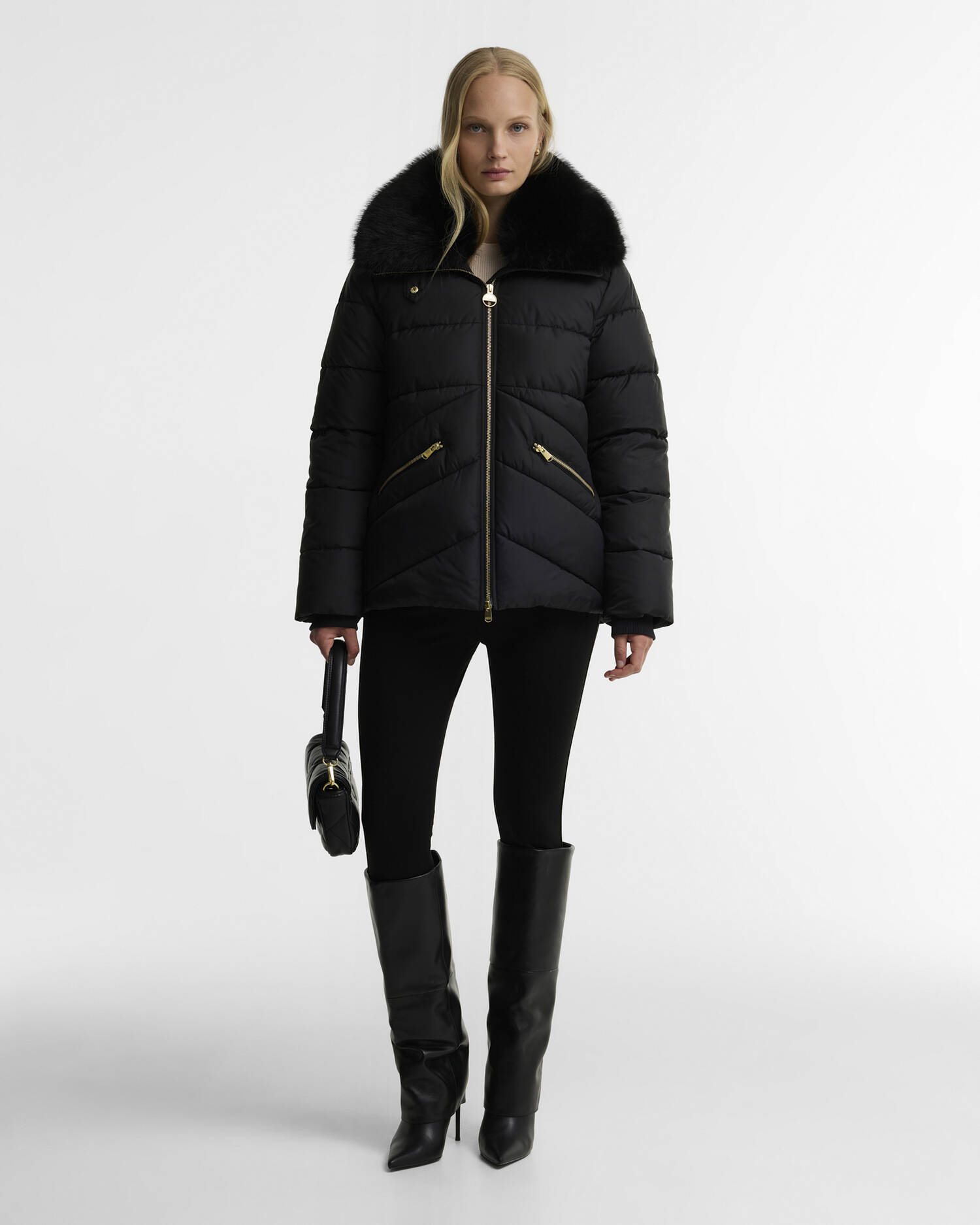 Cyrus Puffer Jacket Black image number 1