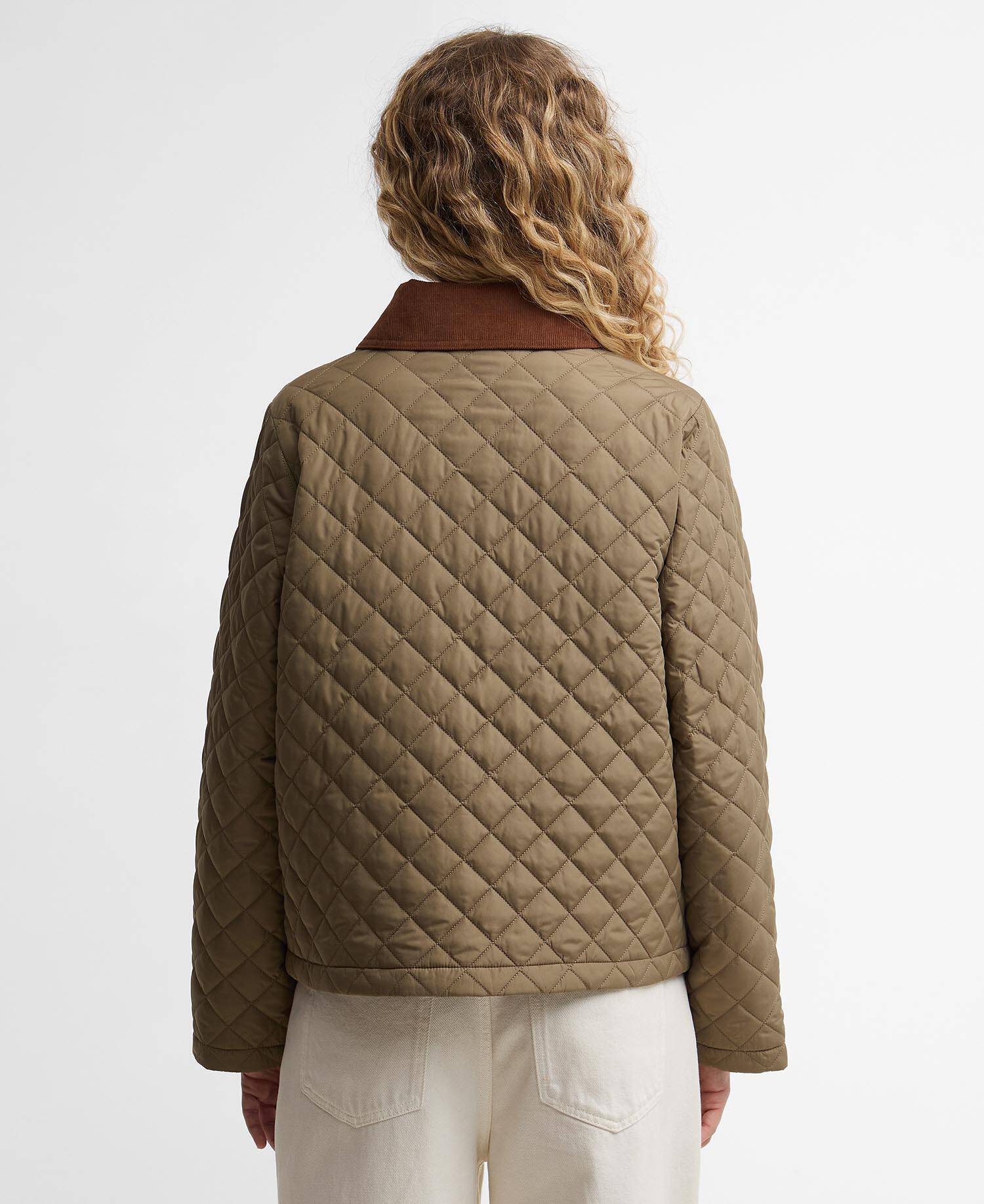 Aylesby Quilted Jacket Dusky Green image number 2