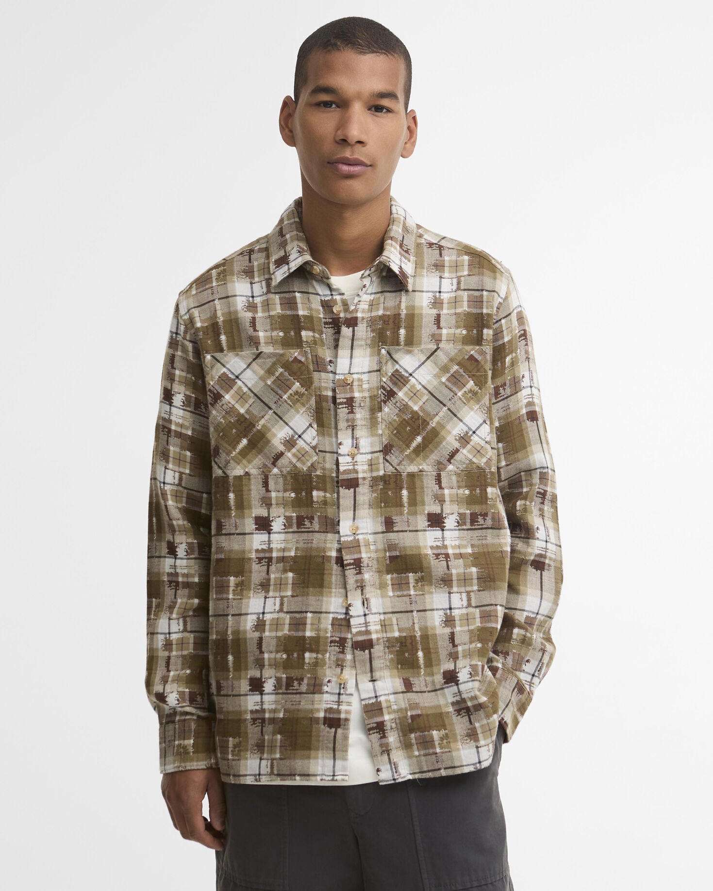 Barbour Hemd Gordale Tartan Relaxed Fit Beech