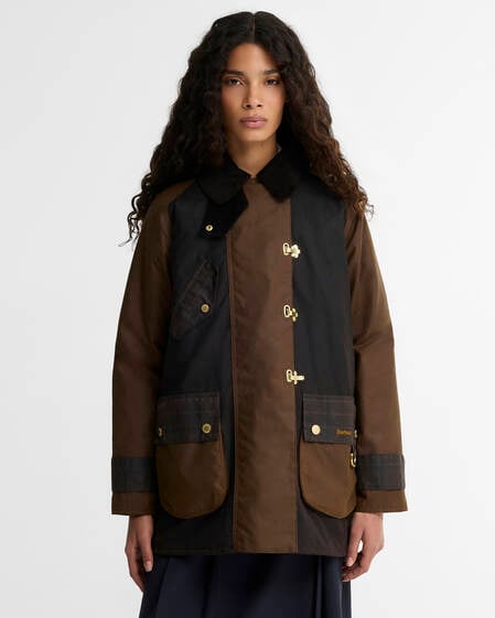Felton Checked Waxed Jacket Rustic/Bark/Muted