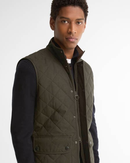 Lux Lowerdale Gilet Dark Sage