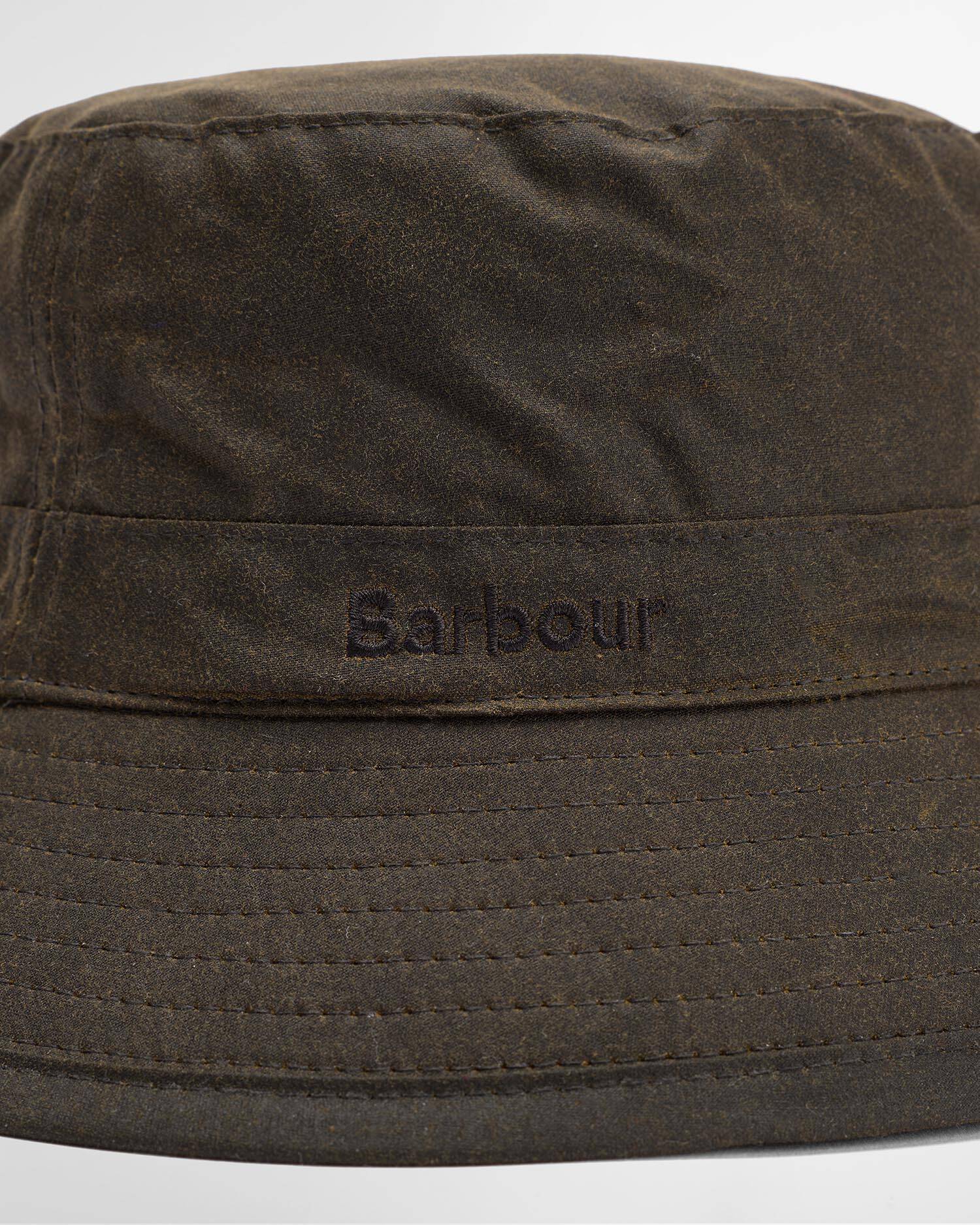 Waxed Bucket Hat Olive image number 2