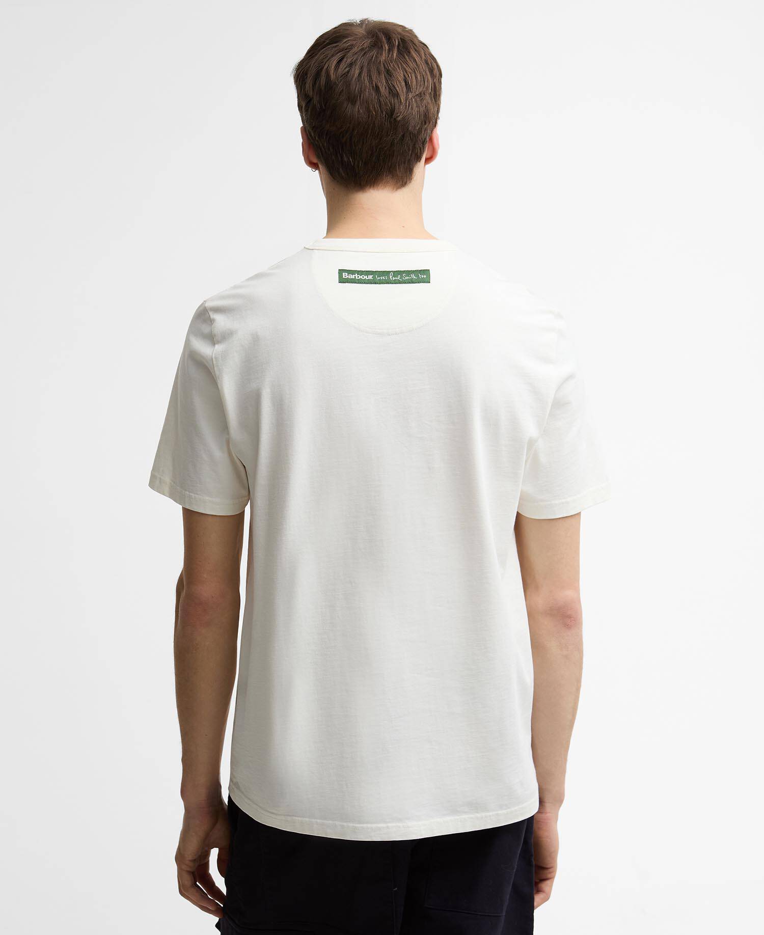 Paul Smith Loves Barbour Scoop T-Shirt Whisper White image number 2