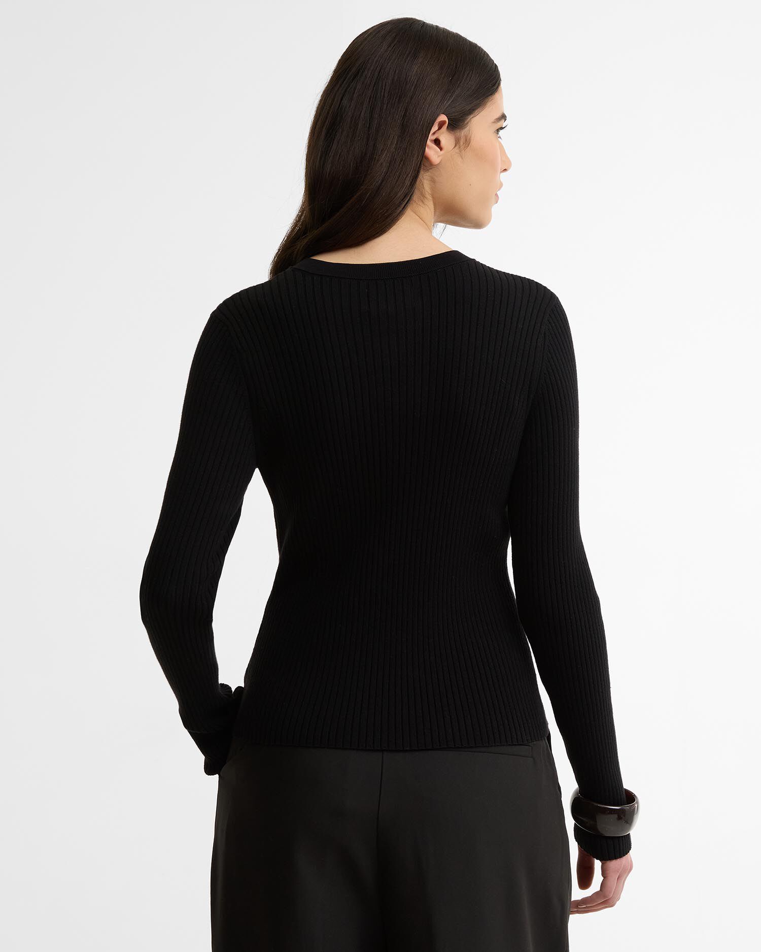 Maglione a coste Kyla Black