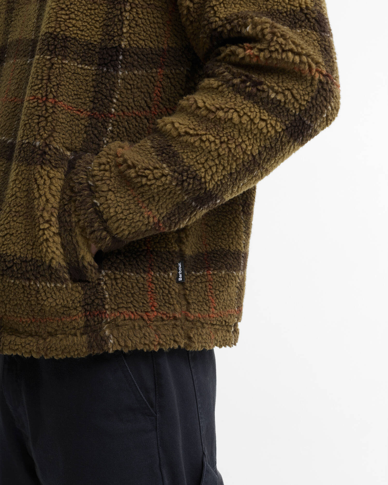 Harley Tartan Half-Zip Fleece Muted Tartan image number 4