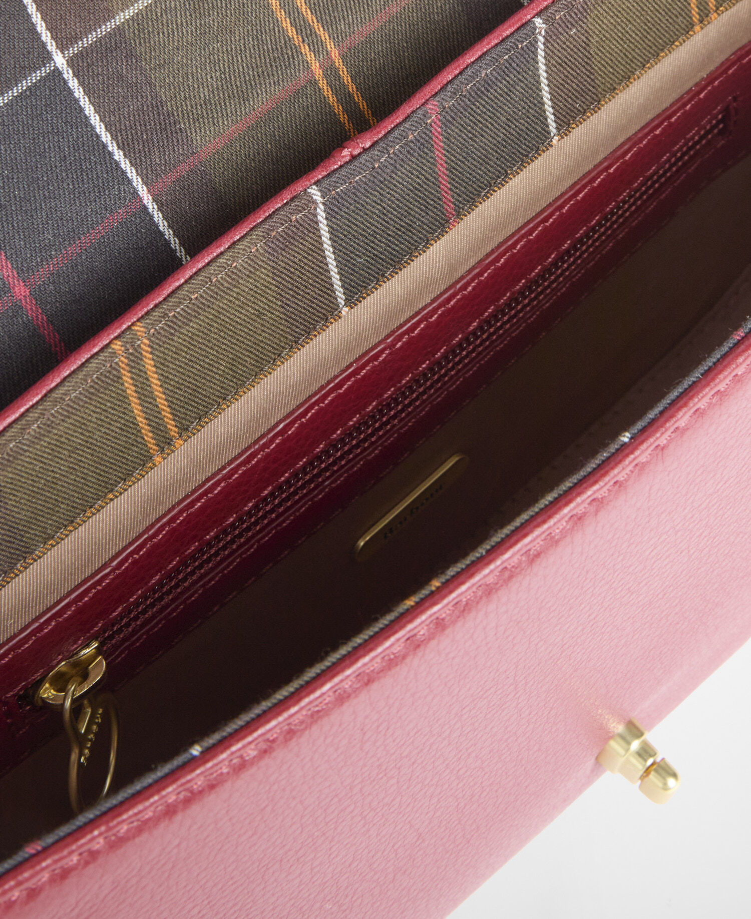 Borsa a tracolla in pelle Rosa Red