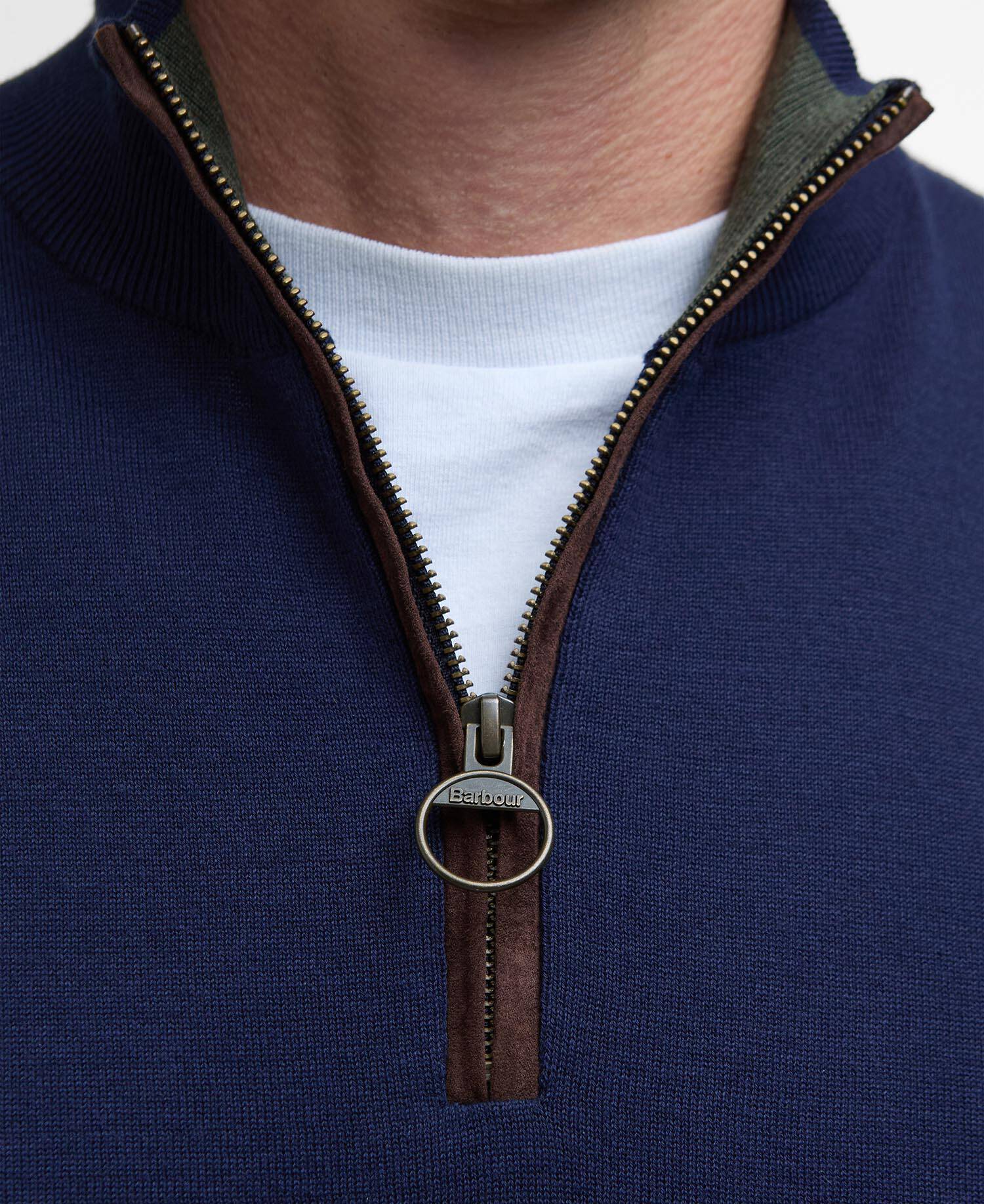 Bayfield Quarter-Zip Jumper Classic Navy image number 5