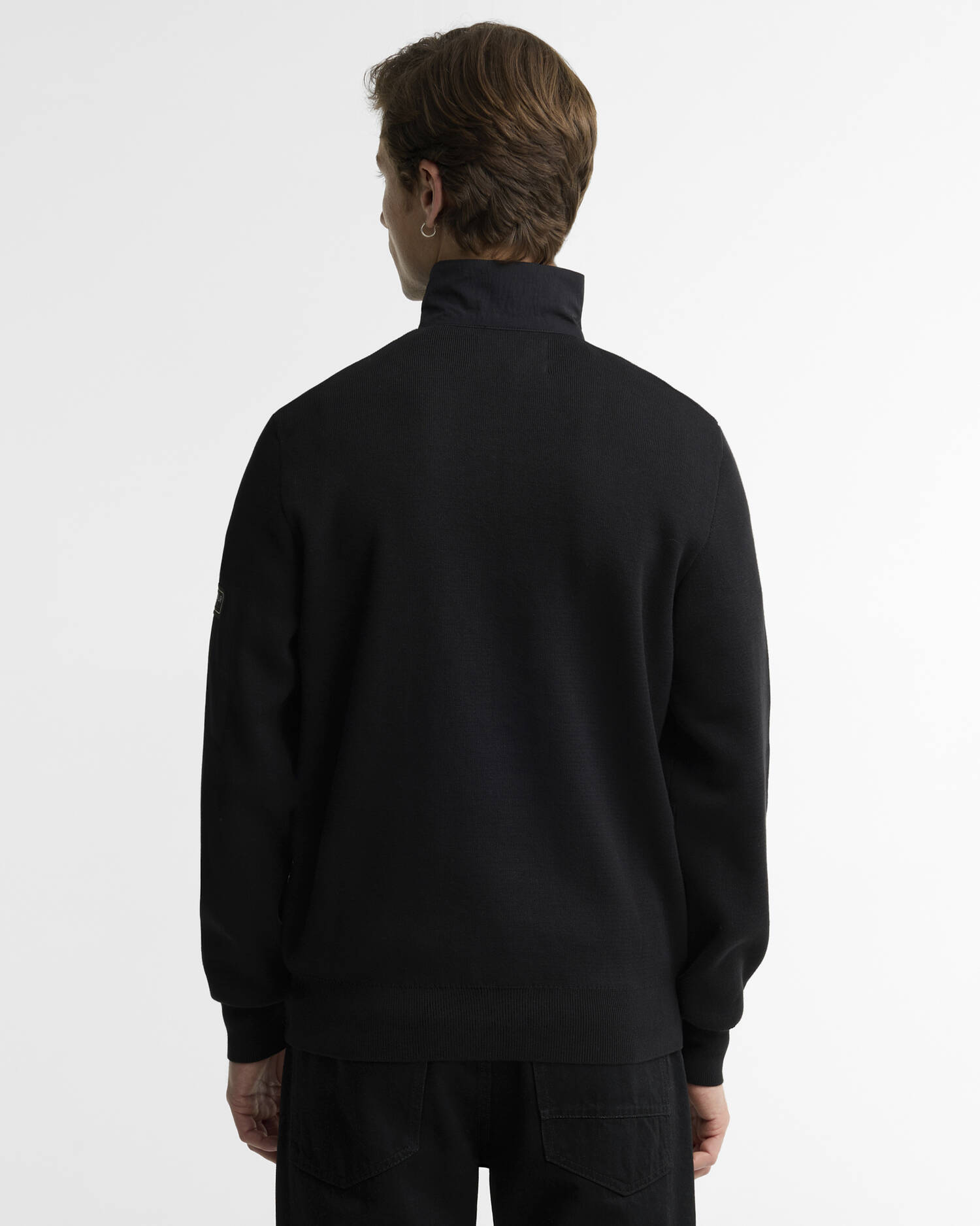 Inline Half-Zip Jumper Black image number 2