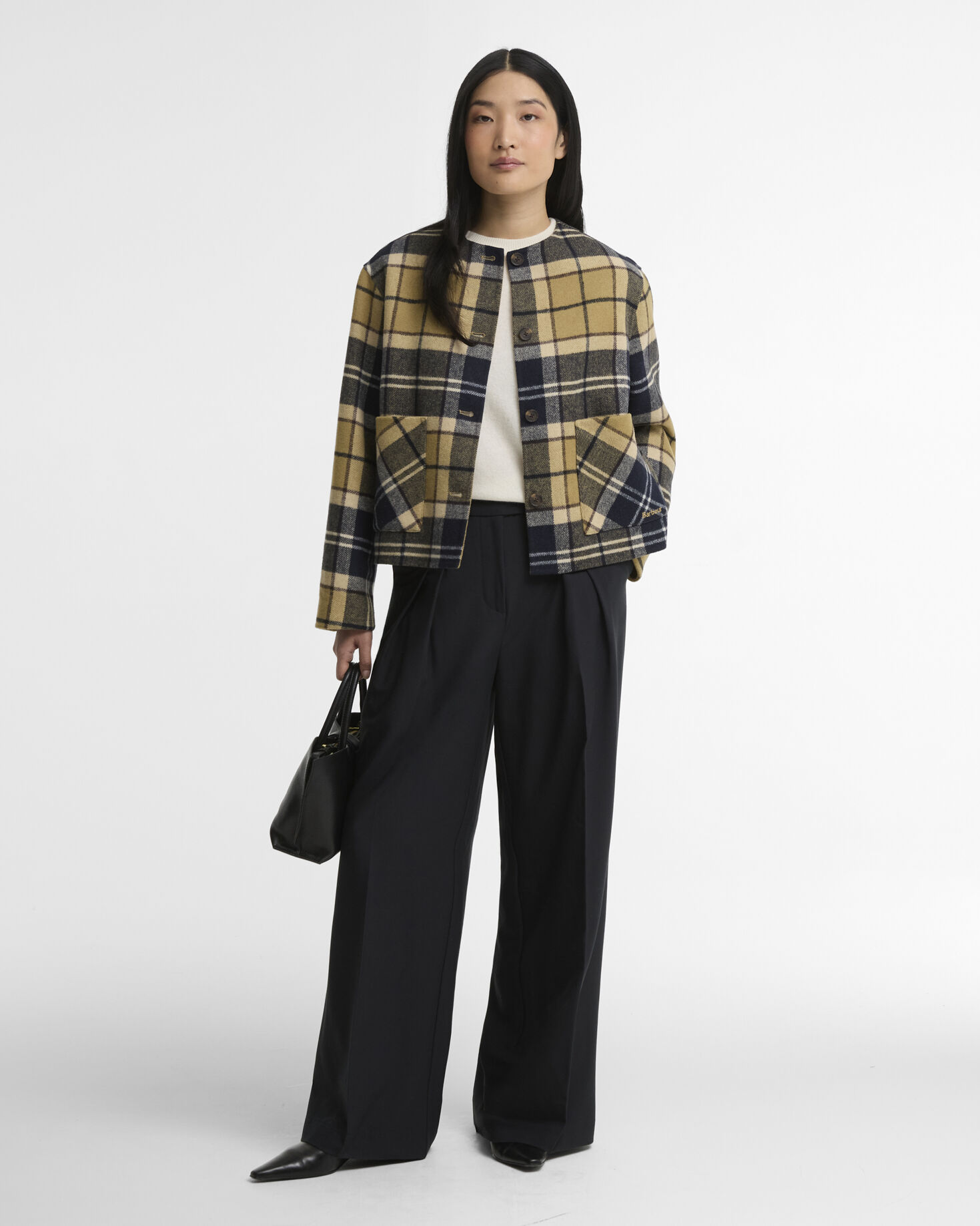 Marlow Tartan Wool Overshirt Birchwood Tartan