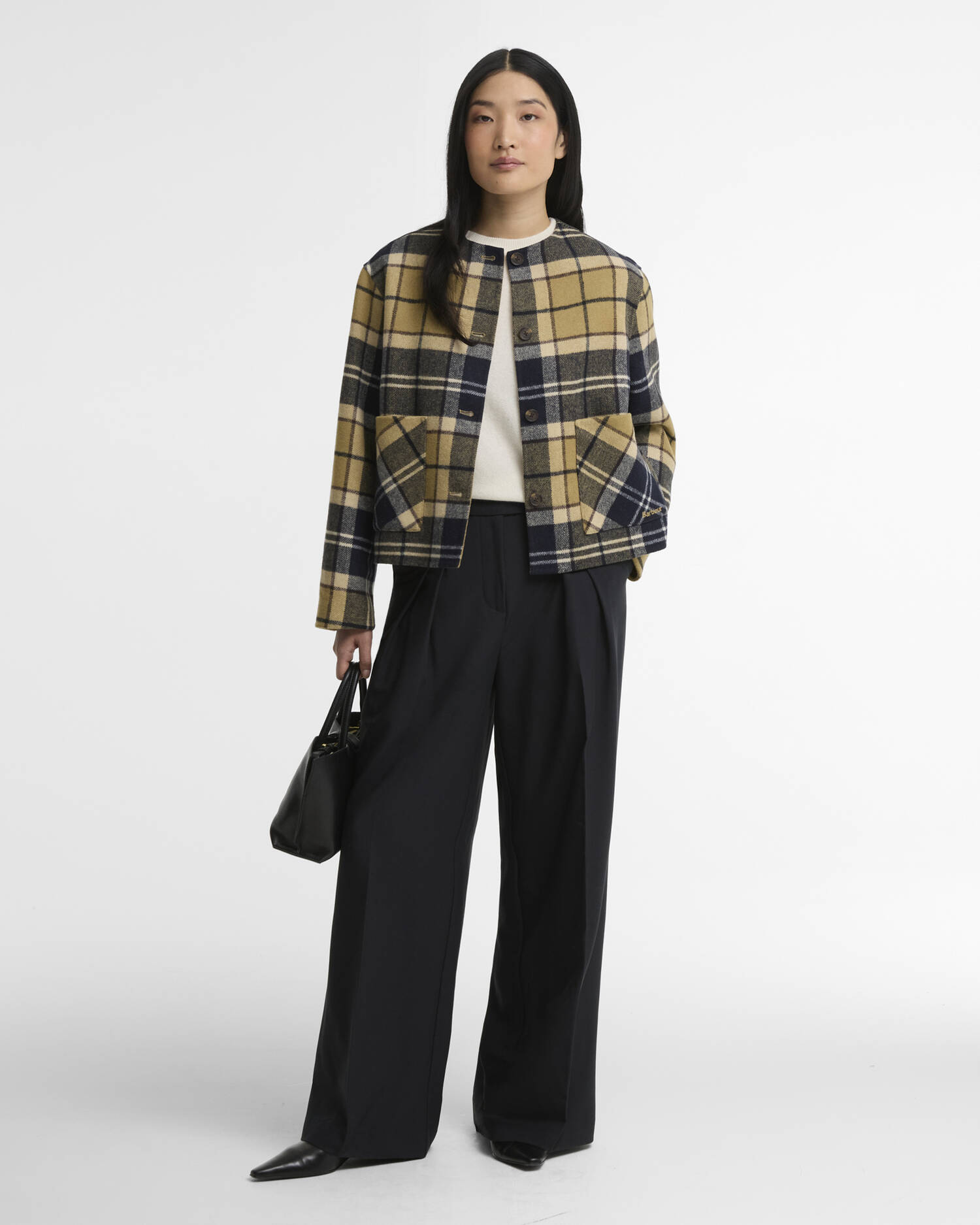 Marlow Tartan Wool Overshirt Birchwood Tartan image number 1