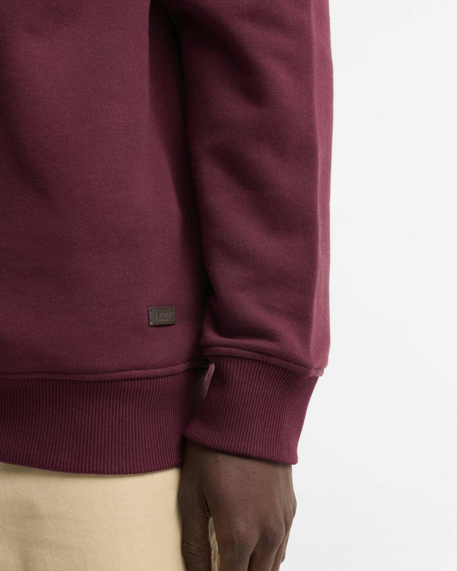 Fosse Half-Zip Sweatshirt Dark Bordeaux image number 4