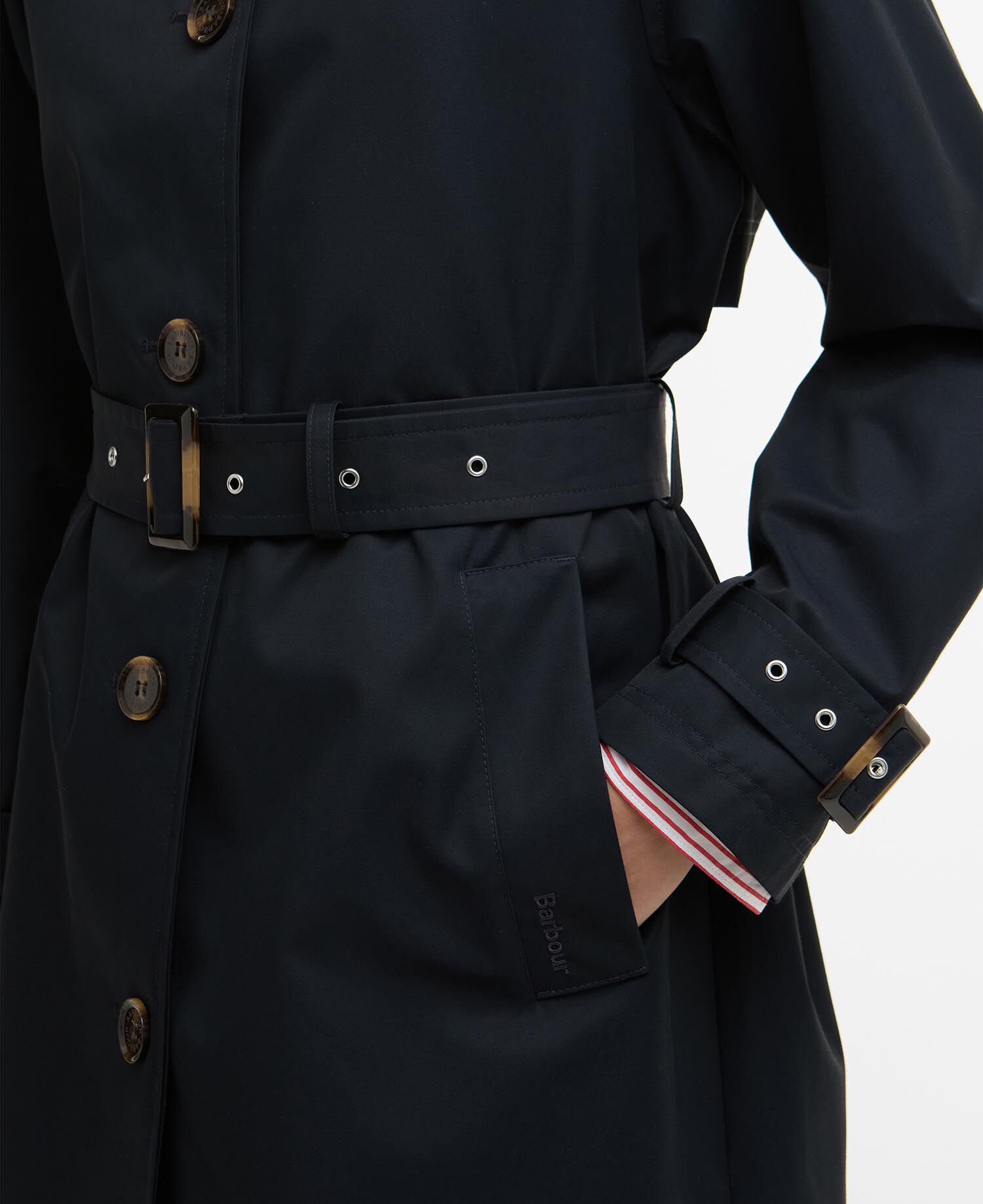Trenchcoat Maia Showerproof Dark Navy / Dress Navy Tartan