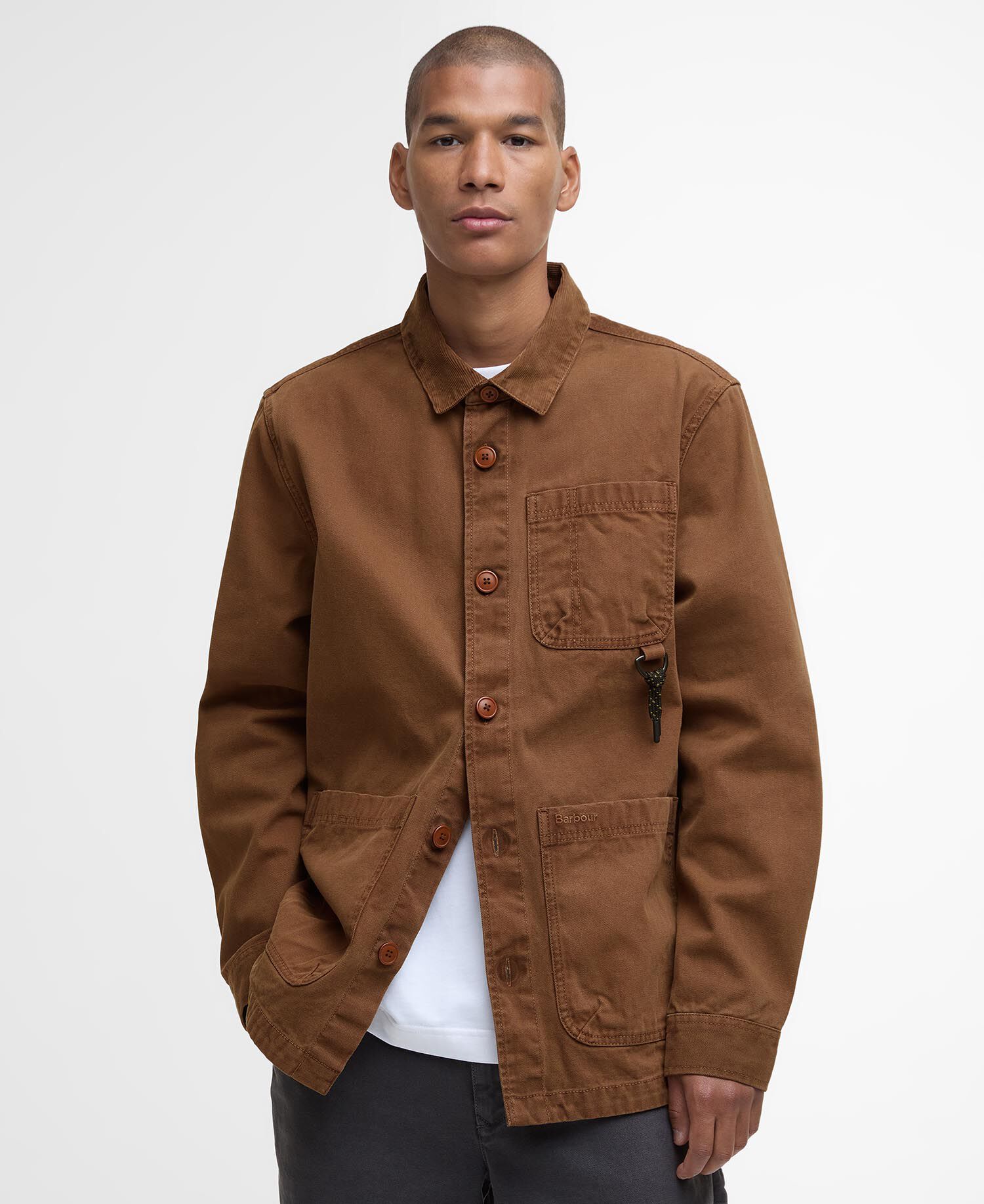 Overshirt Bowland Garment Dyed Umber