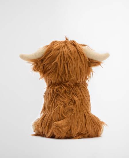 Highland Cow Dog Toy Brown/Classic