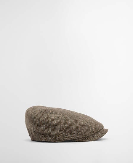 Fyne Tweed Baker Boy Cap Brown