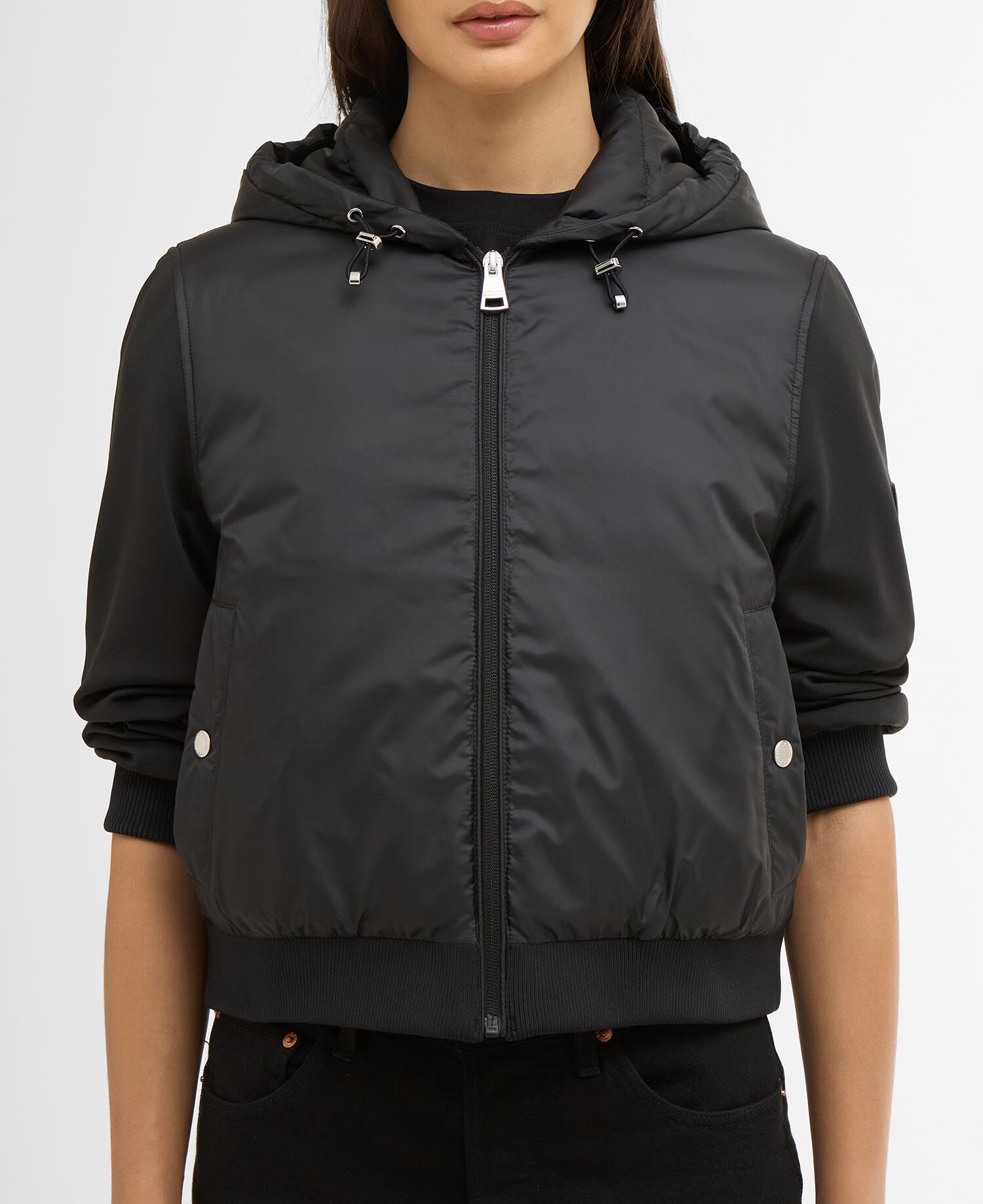 Equinox Quilted Sweatshirt Black