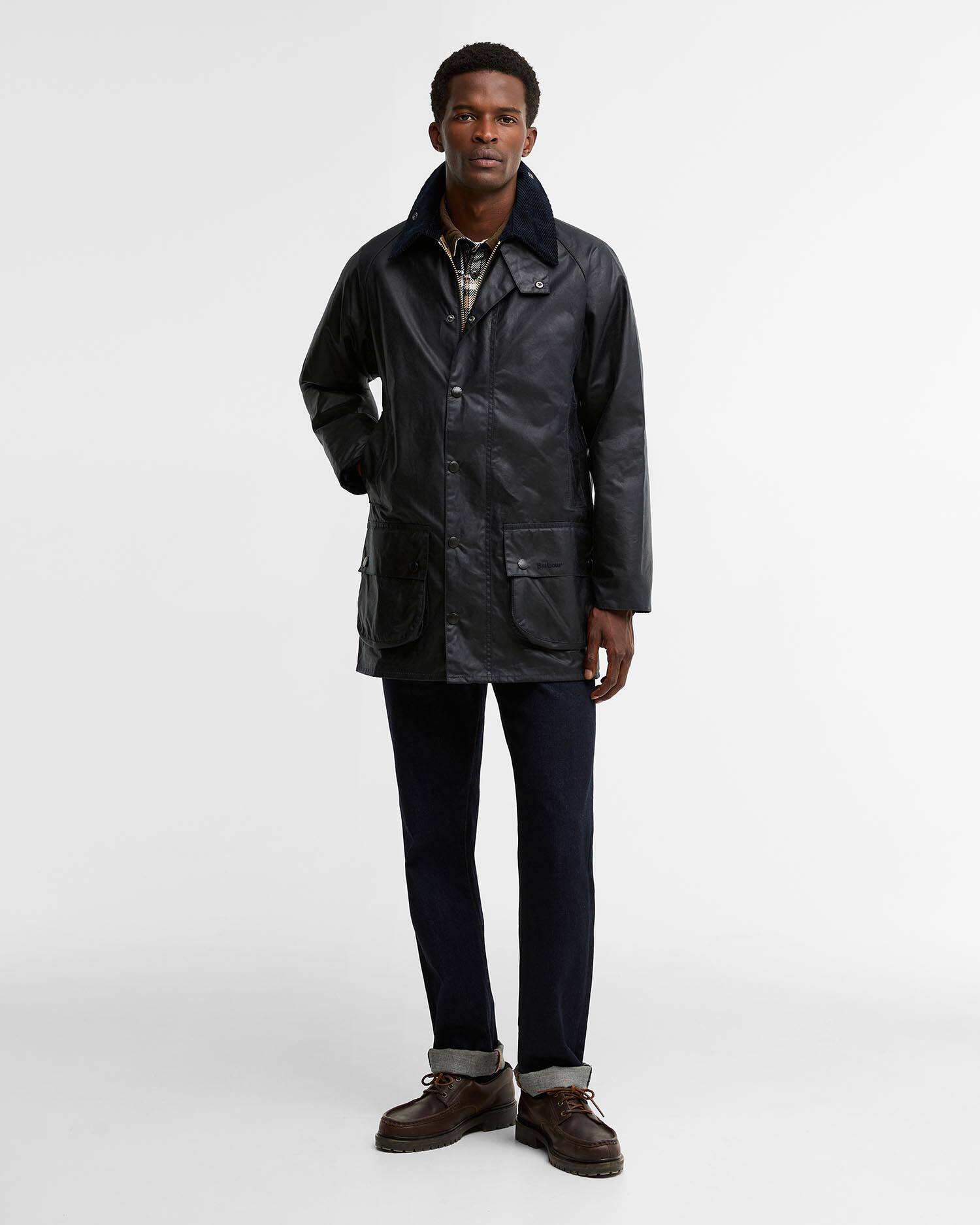Beaufort&reg; Waxed Jacket Classic Navy image number 1