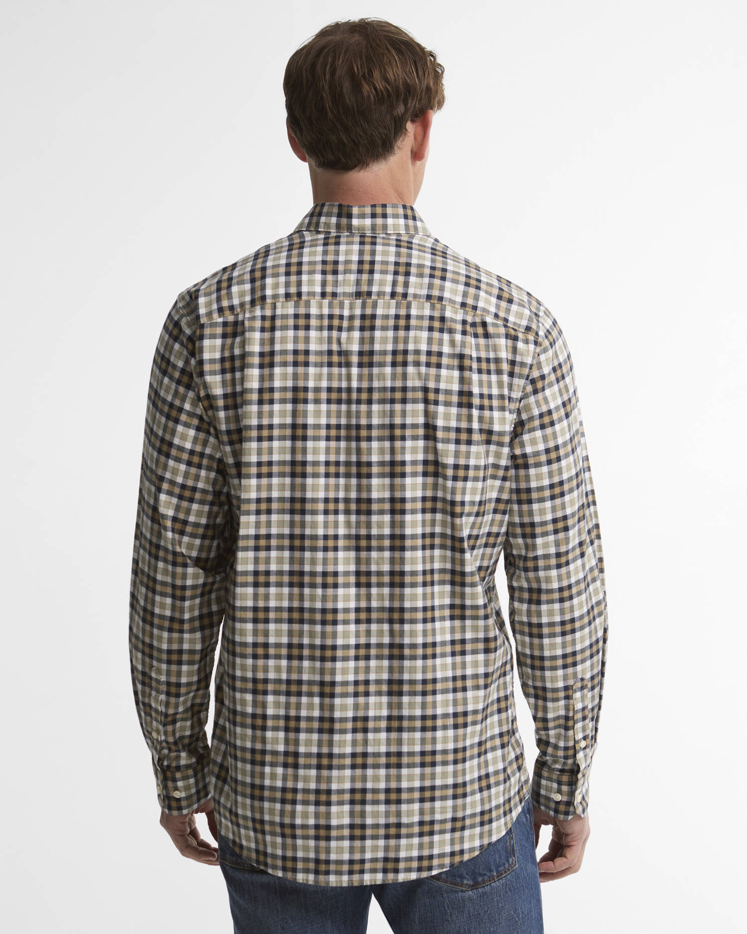 Fallowlane Regular-Fit Long-Sleeved Shirt Navy image number 2