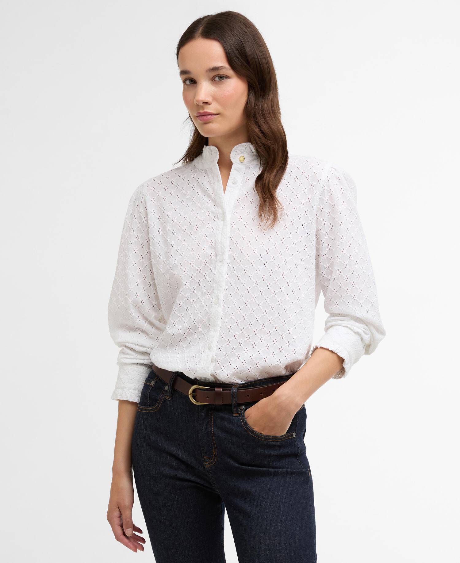 Cynthia Long-Sleeved Shirt White image number 0
