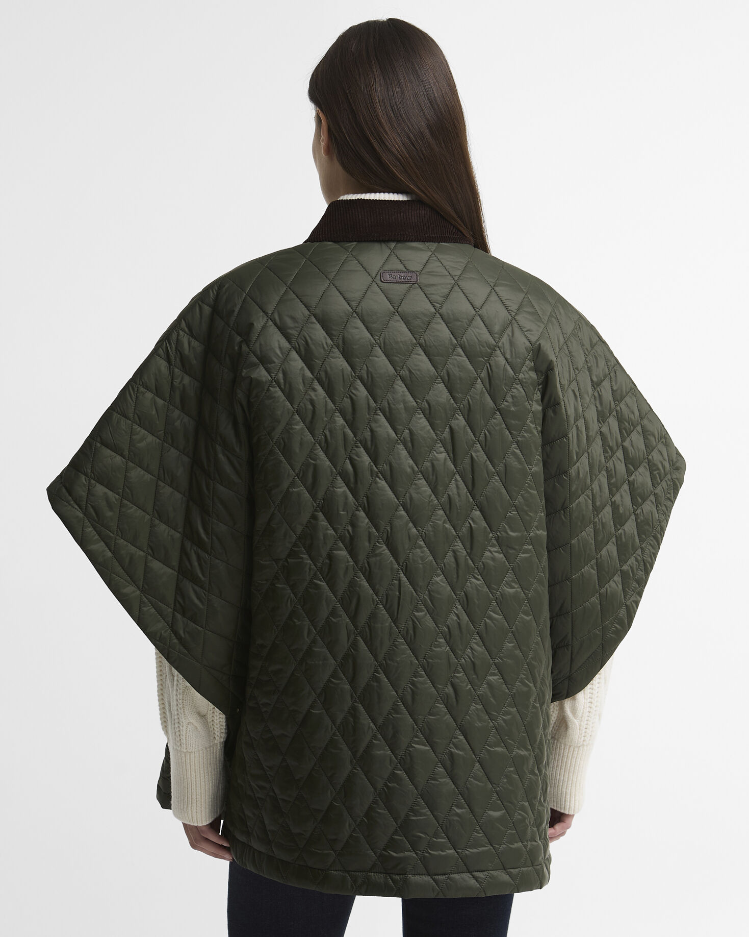 Mildred Quilted Cape Olive/Shadow Classic