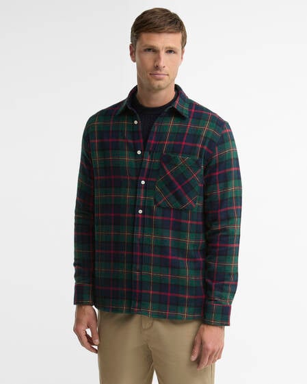 Darnick Authentic-Fit Long-Sleeved Shirt Navy