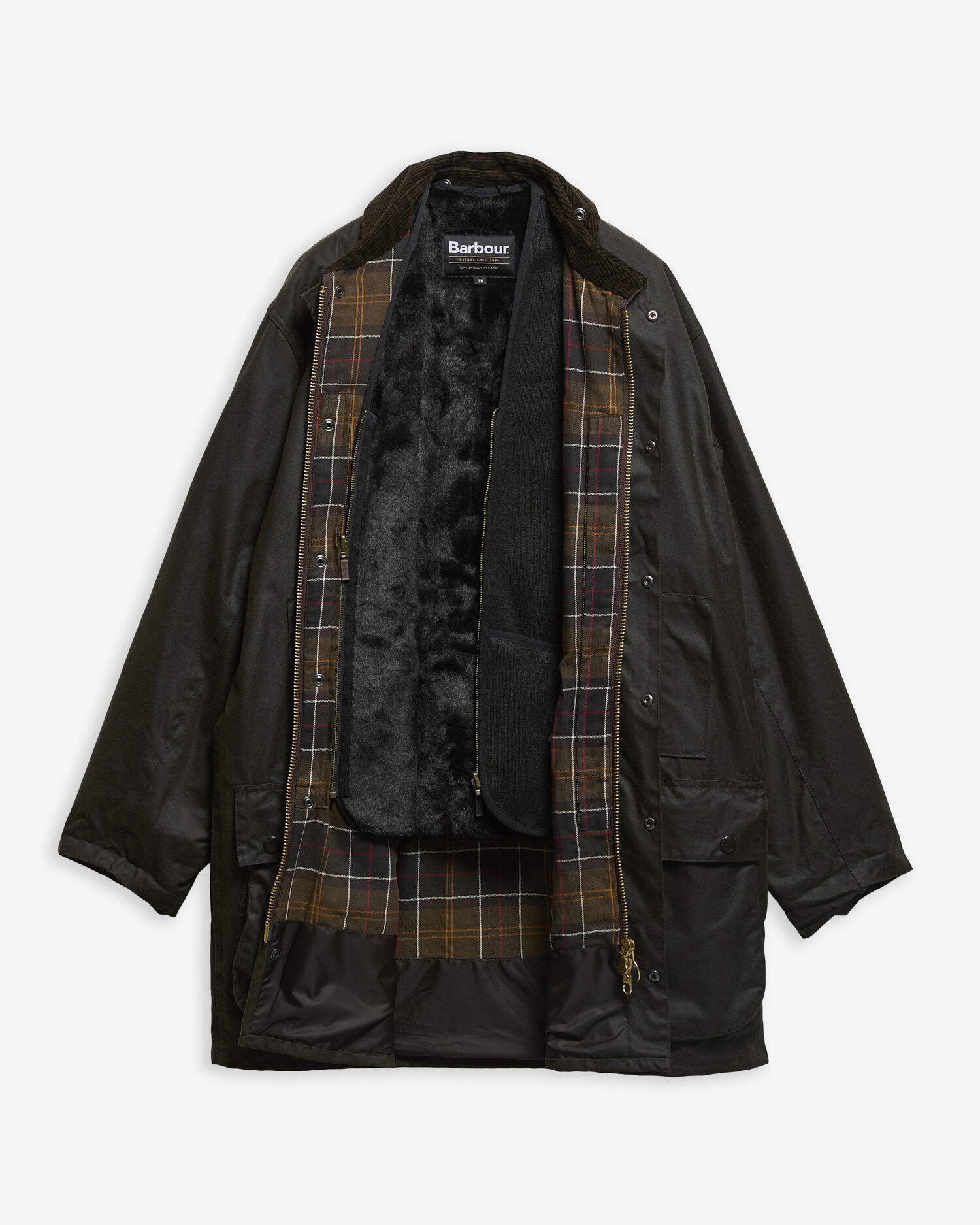 Warm Pile Zip-In Liner Classic Black