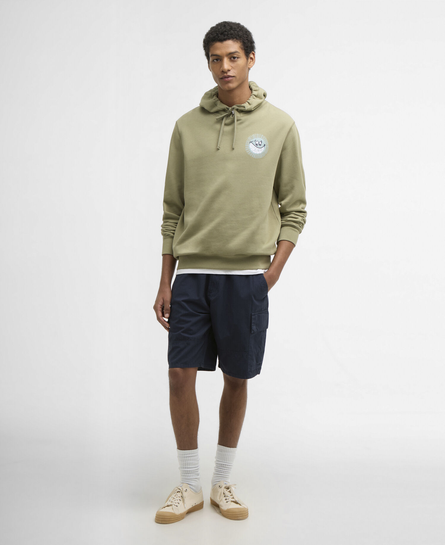 Fields Hoodie Bleached Olive