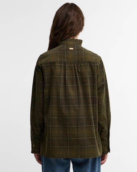 Barbour Hemd Shae Tartan Relaxed Fit Sage/Classic Tartan
