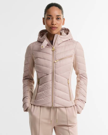 Salengro Quilted Jacket Nutmeg