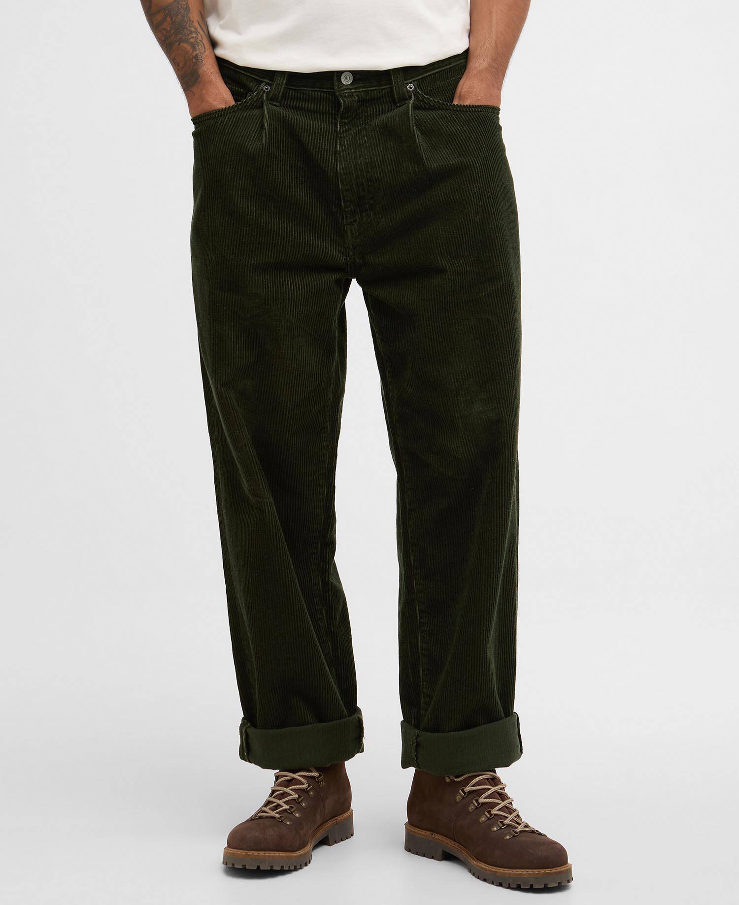 Barbour x Levi's 578&trade; Baggy Corduroy Trousers Rosin image number 1
