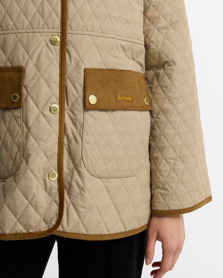 Whickham Quilted Jacket Lt Trench/Ancient