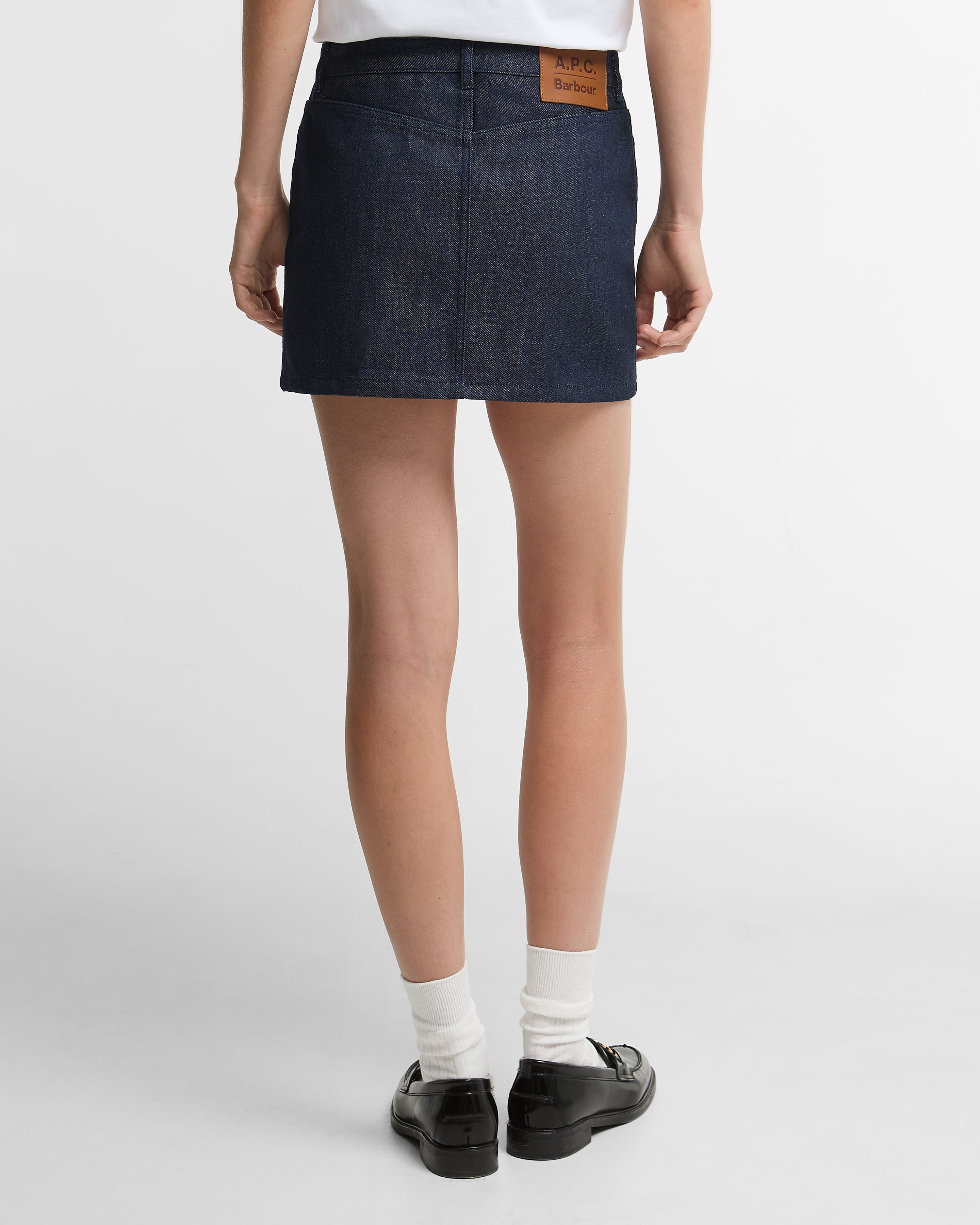 Barbour x A.P.C. Denim Mini Skirt Denim