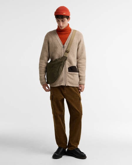 Barbour x Norbit 2-in-1 Tasche Drywax Khaki Brown
