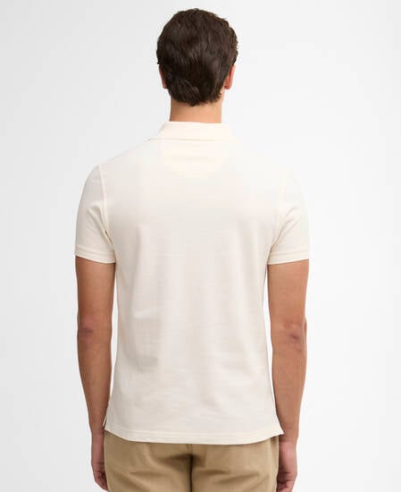 Tartan Pique Polo Shirt Whisper White/Classic