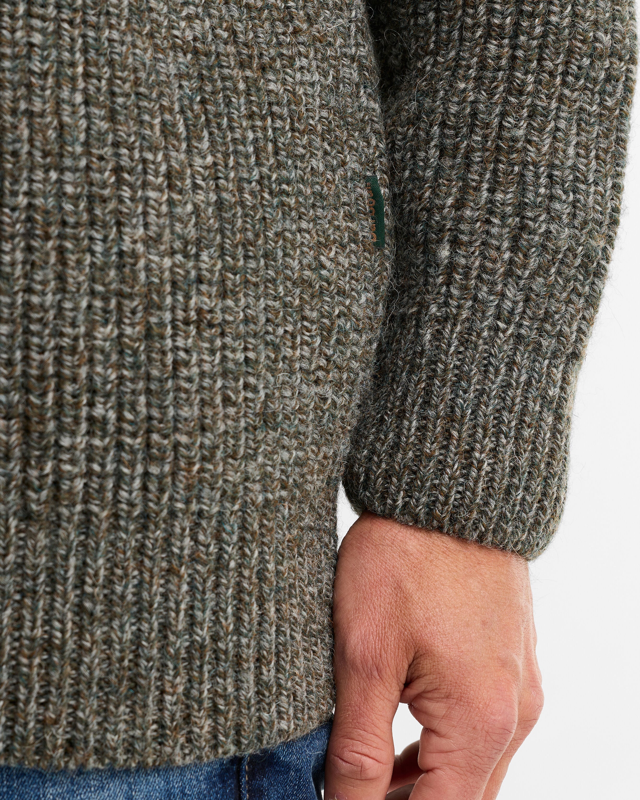 New Tyne Crew Neck Jumper Derby Tweed