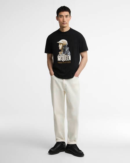 Steve McQueen Rainey Graphic T-Shirt Black