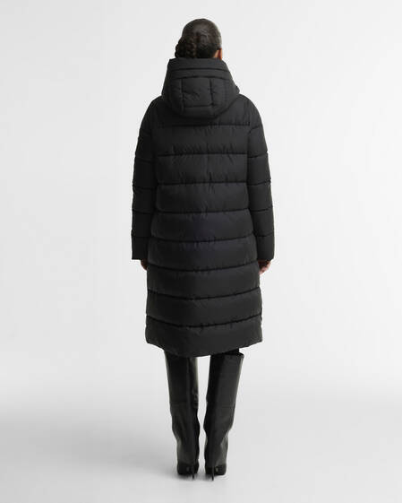 Brantley Longline Puffer Jacket Black
