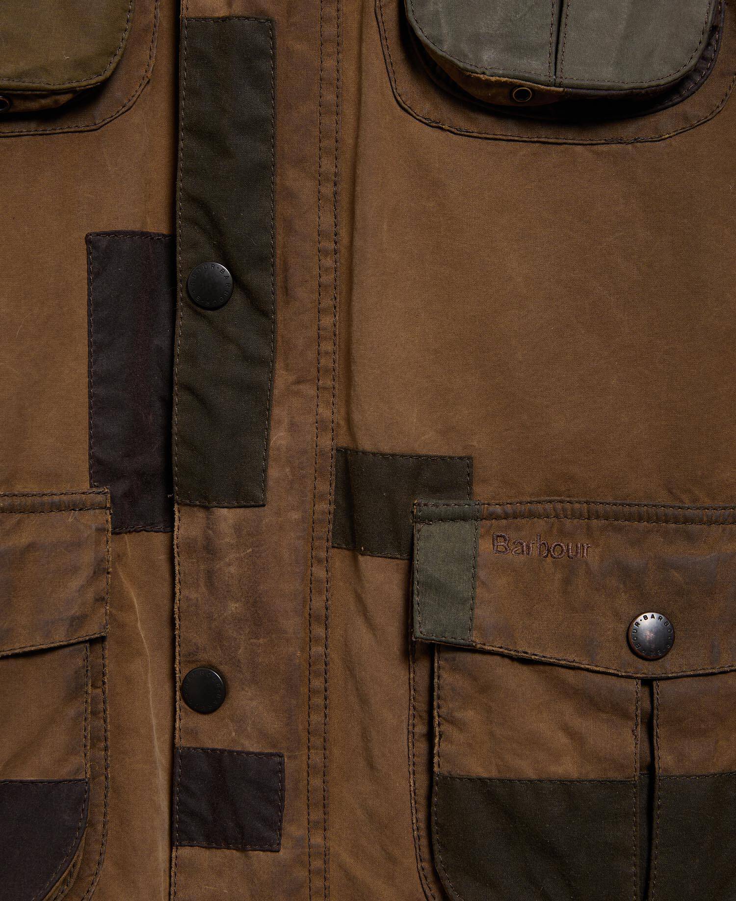 Barbour Re-loved Men's Corbridge Waxed Jacket - Size XL Olive image number 3