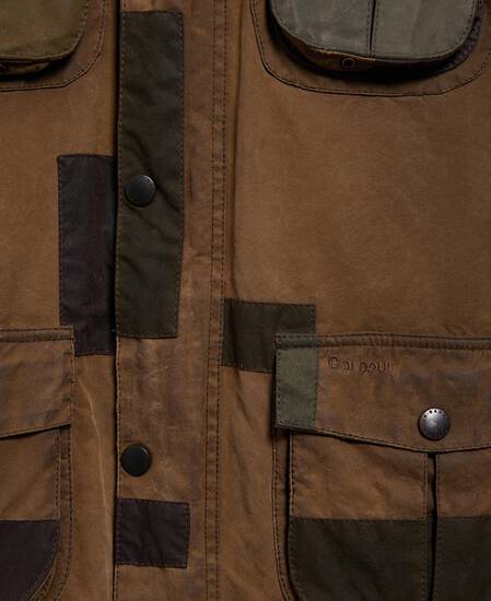 Barbour Re-loved Men's Corbridge Waxed Jacket - Size XL Olive