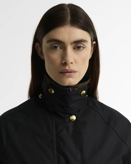 Icons Modern Beaufort Waxed Jacket Black/Classic