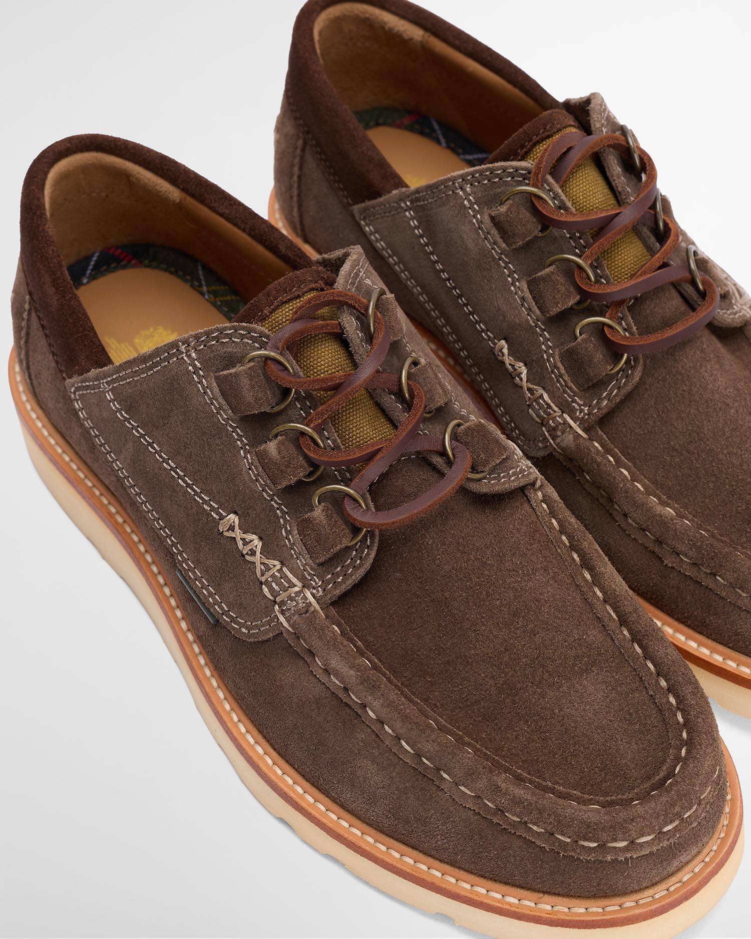 Murtun Moccasin Shoes Sand Suede image number 1