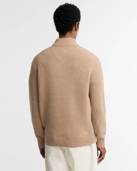 Newtown Half-Zip Jumper Washed Stone