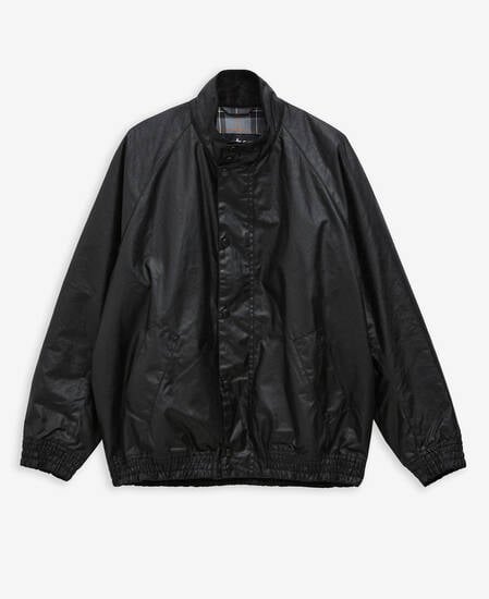 Blouson Transport Waxed Jacket Black